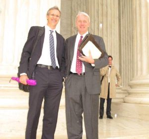 Jeff Fisher and Pat Ford leaving the United States Supreme Court